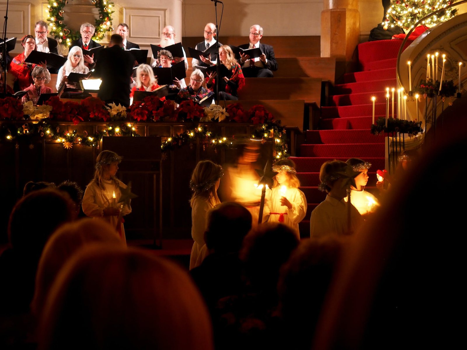 People Standing Inside Church